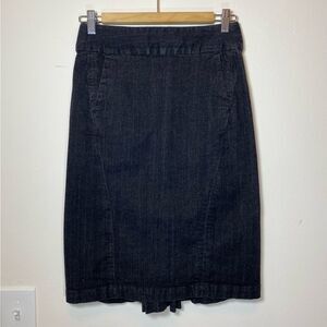 RAG & BONE Denim Knee-Length Pencil Skirt in Black Sz 27